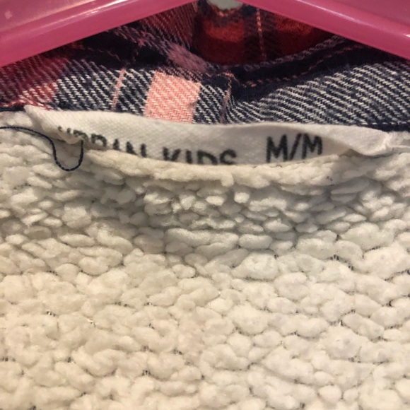 Fleece Lined Plaid Top - Picture 3 of 3